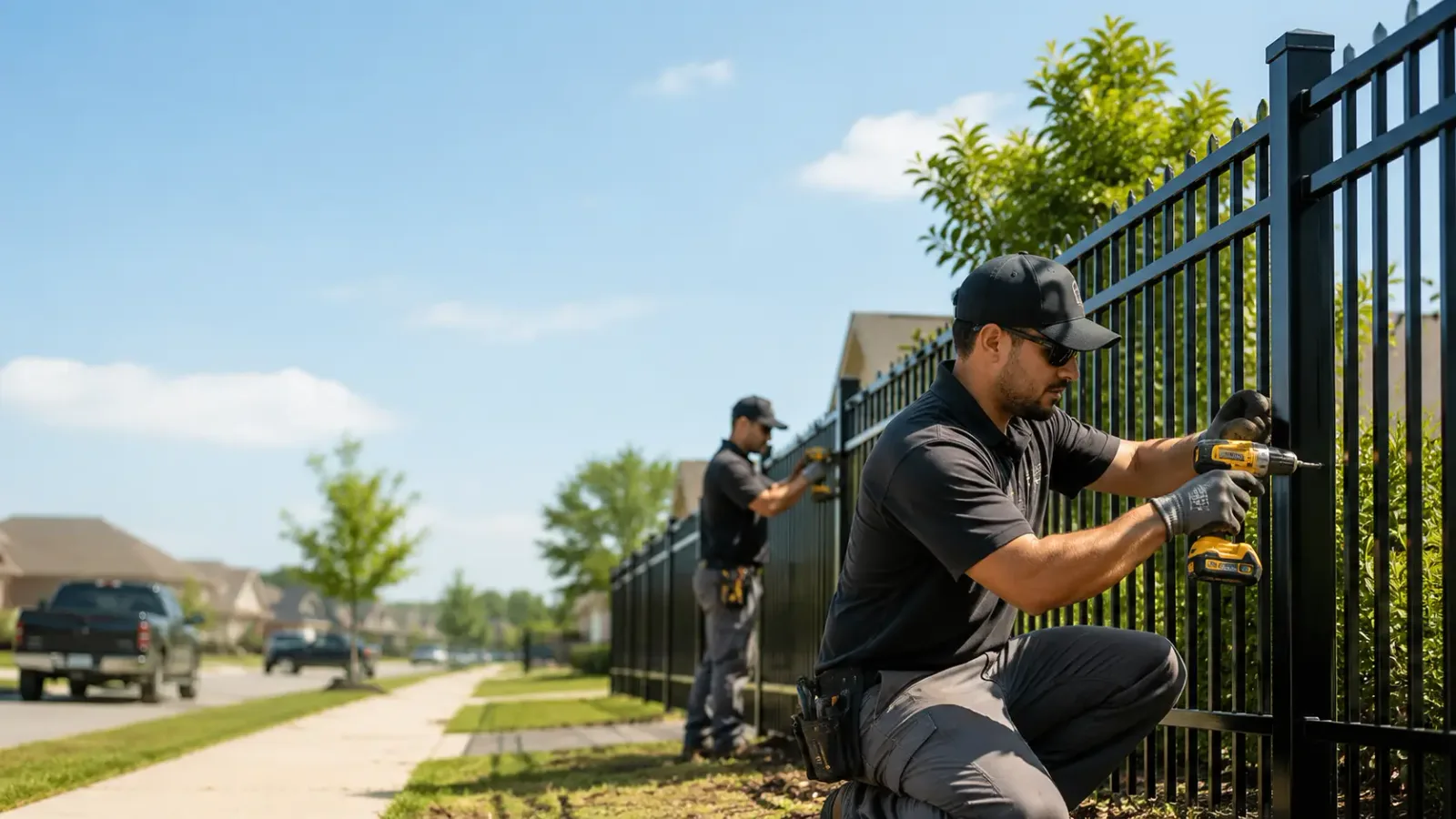 Metal Fence Installation in Shiner, TX
